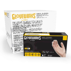 1622-Ammex GlovePlus Vinyl Powder Free Gloves-CASE